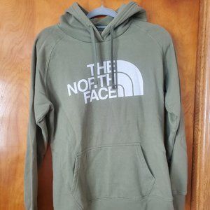 Olive/sage green The North Face hoodie size L